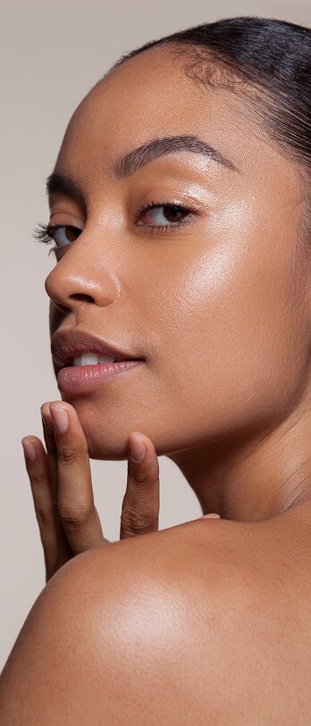 Woman with beautiful skin Woman with beautiful skin